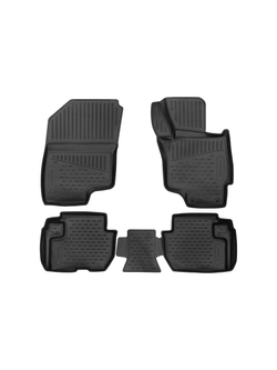 Коврики в салон для MITSUBISHI Outlander 2012 - правый руль, 4шт. (полиуретан) ELEMENT3DAN0111210