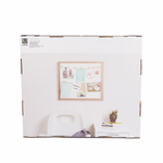 Панно с зажимами для 12 фотографий Clothesline натуральное дерево