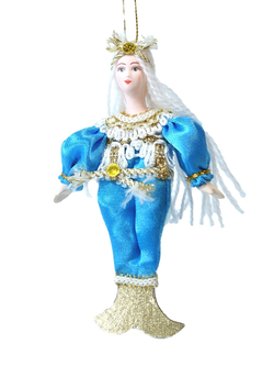 Кукла-подвеска Русалочка на елку