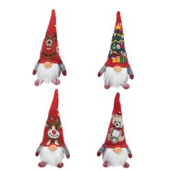 GAEM Игрушка набивная "Гном", L11 W8 H25/15,5 см, 4в.