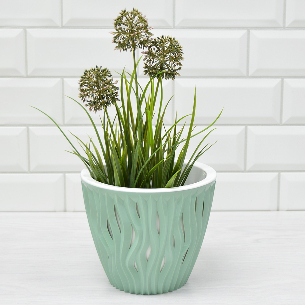 Кашпо Вдохновение 2,25л, нефрит