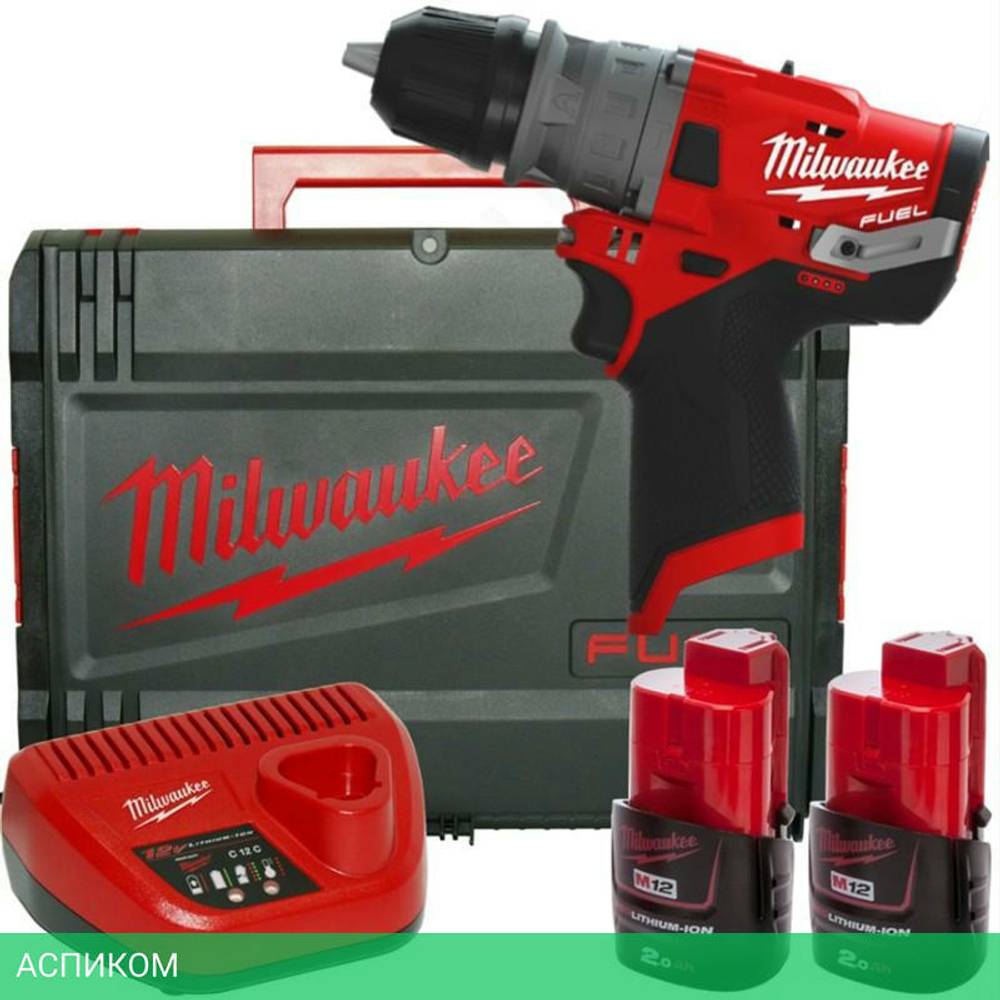 Дрель-шуруповерт Milwaukee M12 Fuel FPDX-202X (4933464136)