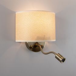 Citilux Декарт CL704306 Бра с бежевым абажуром и диммером