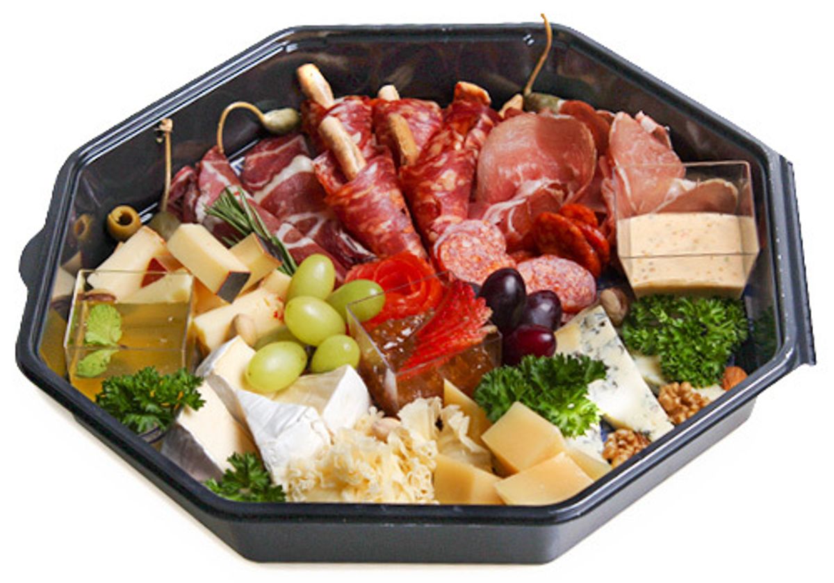 Мясная + сырная нарезка ассорти ПРЕМИУМ, 400г