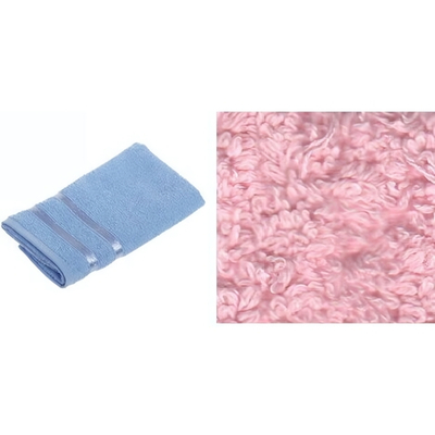 Полотенце махровое 30*30см «LUNA» цвет светло-розовый 10100 плотность 360гр/м2