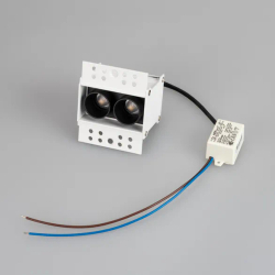 Светильник MS-ORIENT-BUILT-TRIMLESS-TC-S38x67-5W Warm3000 (WH-BK, 30 deg, 230V) (Arlight, IP20 Металл, 5 лет) 031923