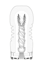 Нереалистичный мастурбатор Tenga Rolling Head Cup голубой 15,5 см