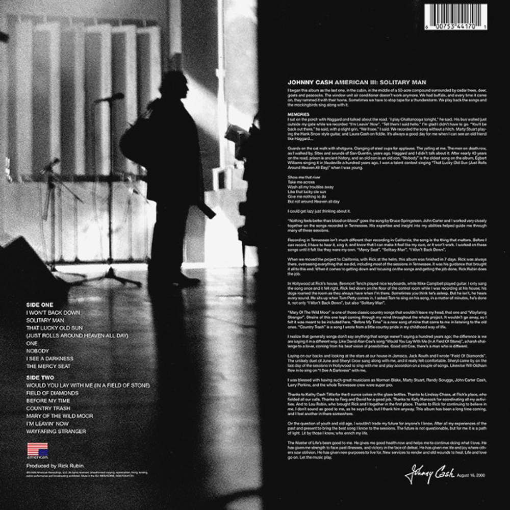Johnny Cash / American III: Solitary Man (LP)