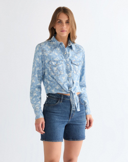 Блузка женская WRANGLER TIE FRONT SHIRT
