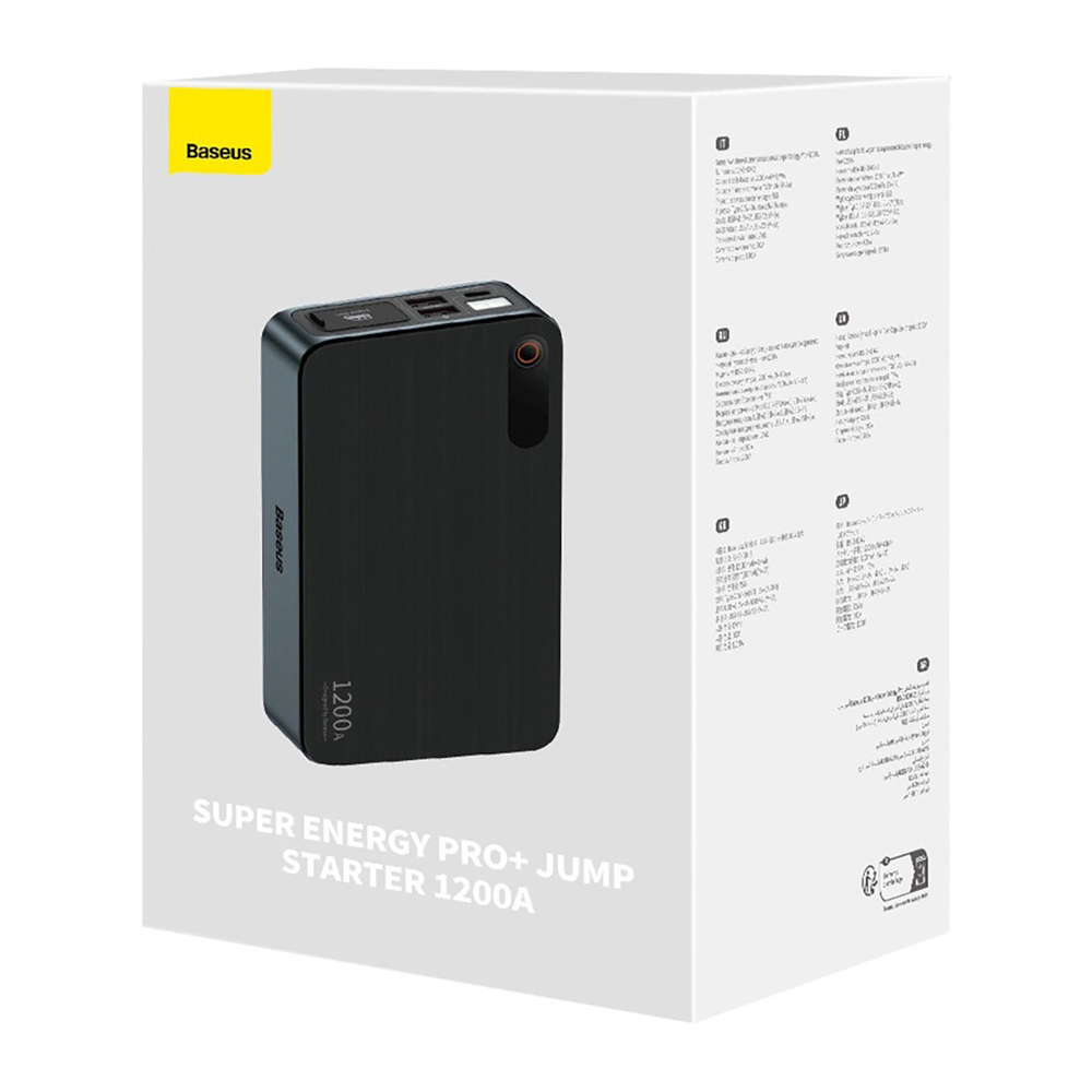 Пусковое устройство Baseus Super Energy Pro+ Car Jump Starter 1200A 12000mAh