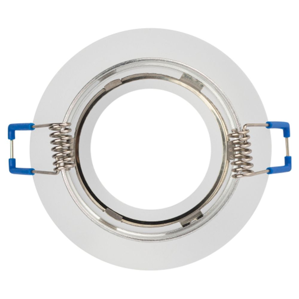 Светильник встраиваемый декоративный ЭРА DK94 ICE под лампу MR16 GU5.3 белый | Декоративные встраиваемые светильники