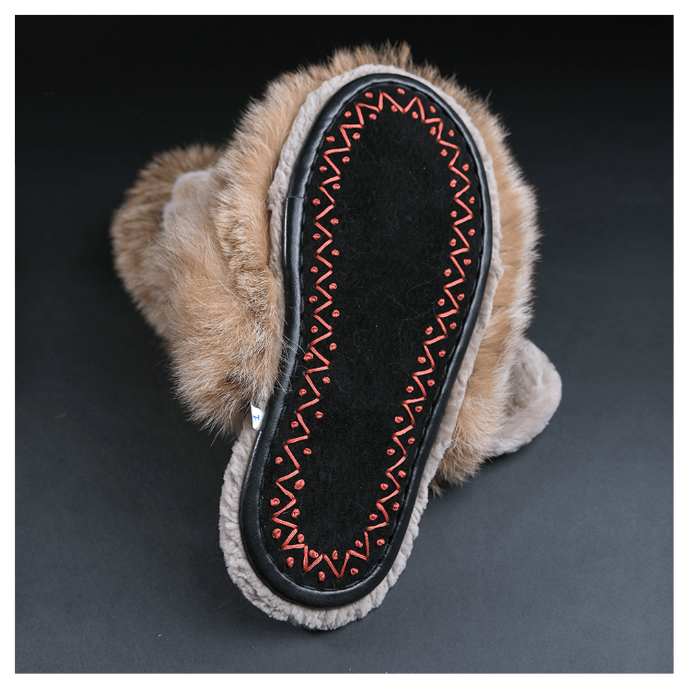 Тапки из меха «Рысянки - Подкрадушки»