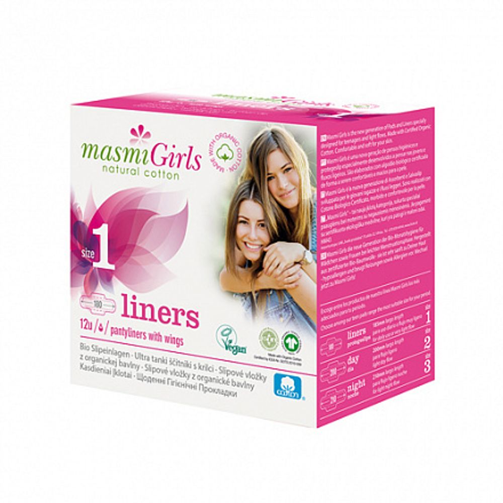 Прокладки с крылышками на каждый день, для девочек-подростков (Masmi)