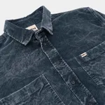 Рубашка Меч SS24 Velvet Dyed Aegean синяя