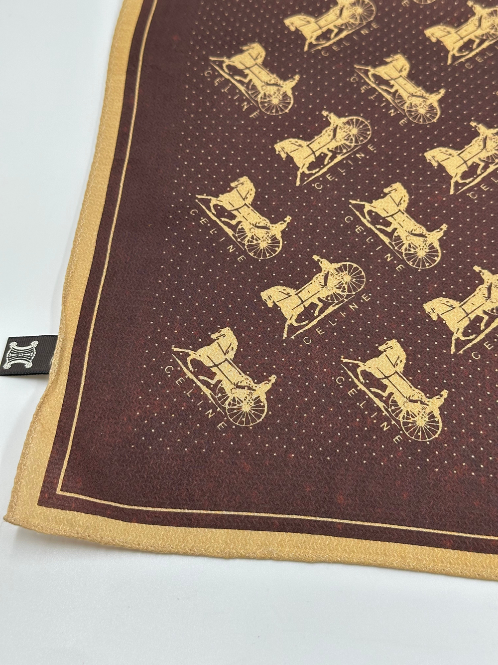 Платок коричневый Celine