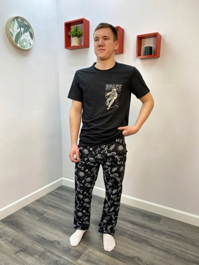 Пижама мужская "Астронавт К.П" брюки (Оптима)