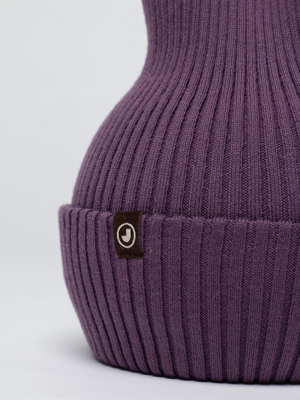 Шапка вязаная-резинка хлопковая КЭП(Виноград)