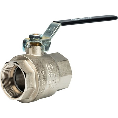 Кран шаровой (вода) полнопроходной STOUT 1 1/2" ВР-ВР ручка