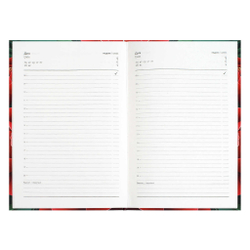 Ежедневник недатированный А5 ДИАРИ Красные пионы (71553)