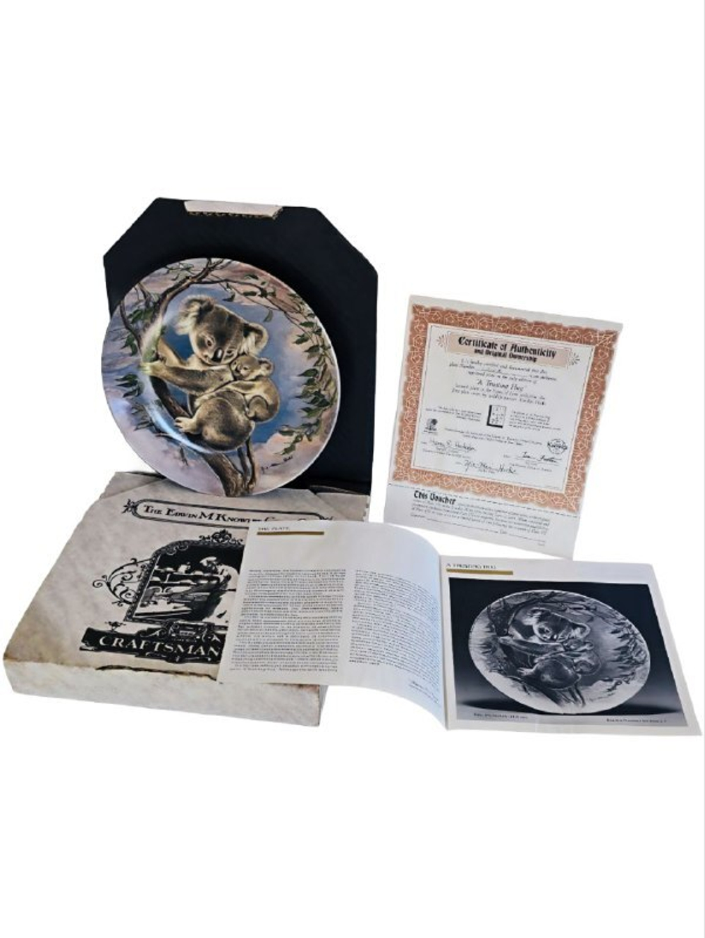 Тарелка декоративная "Доверительное объятие" США