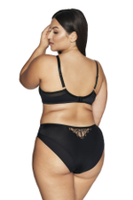 Бюстгальтер Miray с чашками +size на тонком поролоне (Размер: 95G) (Цвет: черный)