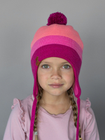 Шапка зимняя вязаная (Малиновый мусс) КОДИ*