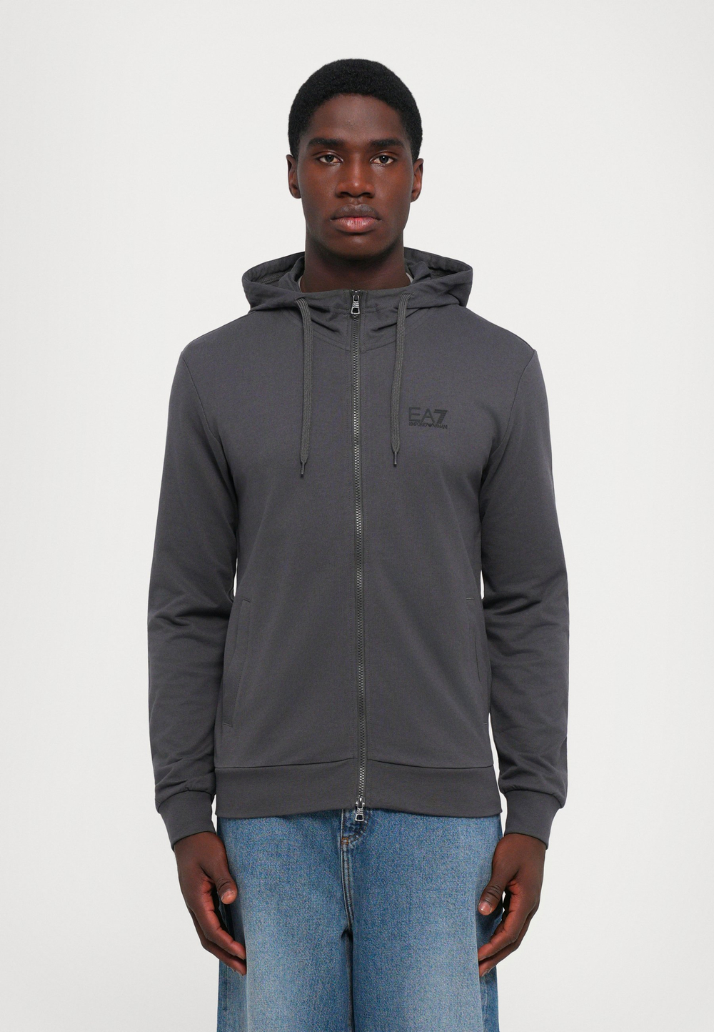 EA7 Emporio Armani UNISEX - Толстовка на молнии - Серый