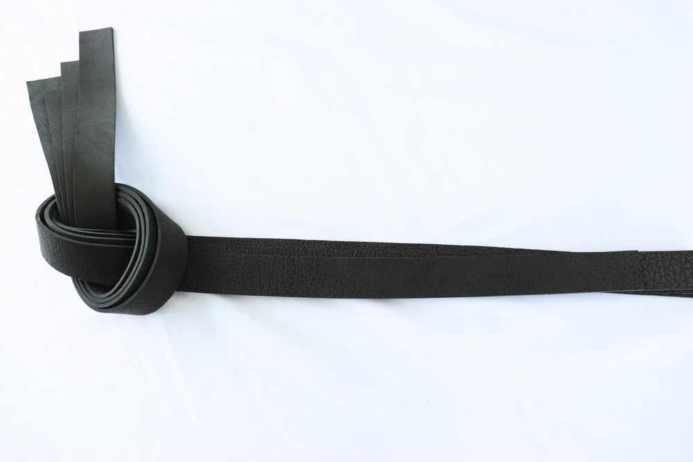 Ременная заготовка черная с разбивкой