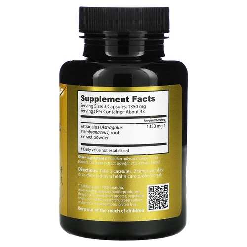 Dragon Herbs, астрагал, 450 мг, 100 капсул