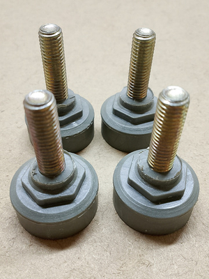 Опора регулируемая винтовая М10 для напольных шкафов, витрин, столов