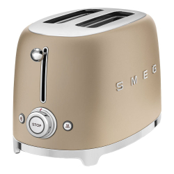 Тостер Smeg TSF01CHMEU, золото