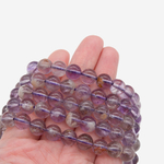 Ауралит натуральный (кварц с включениями), бусины в форме шара, 8,8мм