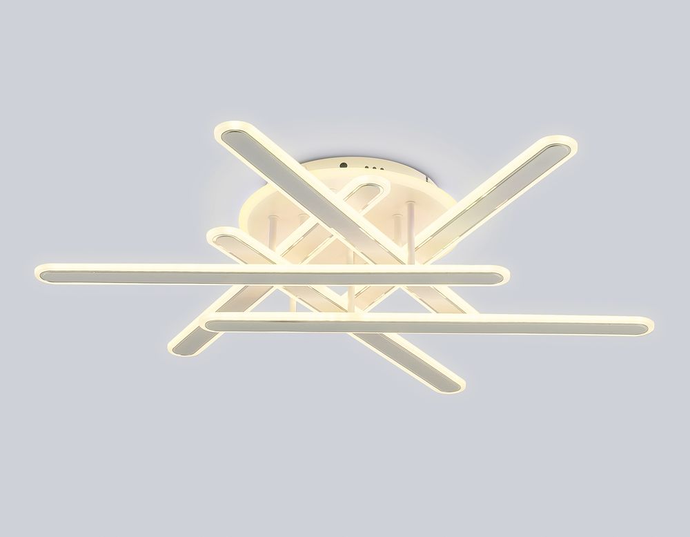 Ambrella Потолочный светодиодный светильник с подсветкой RGB с пультом Original FA8907