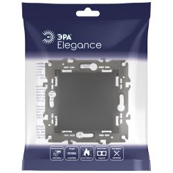 Выключатель ЭРА Elegance 14-1101-05 10АХ-250В IP20 антрацит