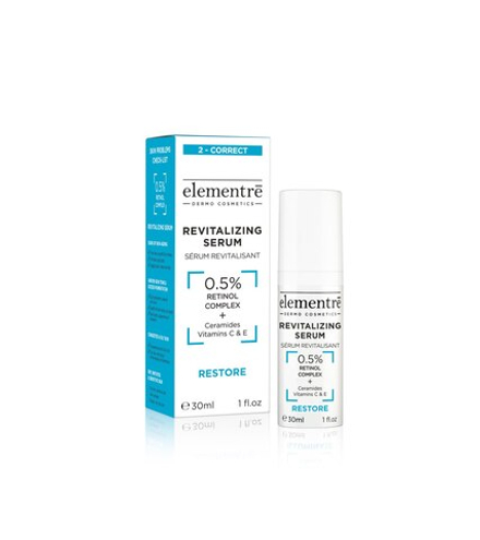 Ревитализирующая сыворотка с ретинолом 0.5% RETINOL - REVITALIZING SERUM 30 ml. от Elementrè Dermo Cosmetics, Швейцария