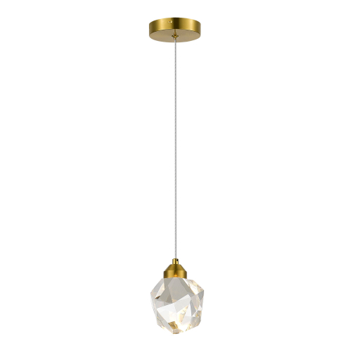 SL6114.203.01 Подвес ST-Luce Золотистый/Прозрачный LED 1*3W 3000K