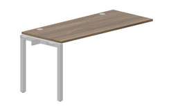 стол Polo 1580х680х750мм (2 громмета) - приставной элемент