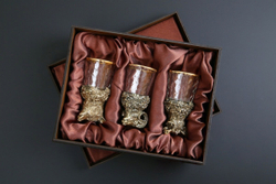 Набор стопок "Охота" в подарочной коробке