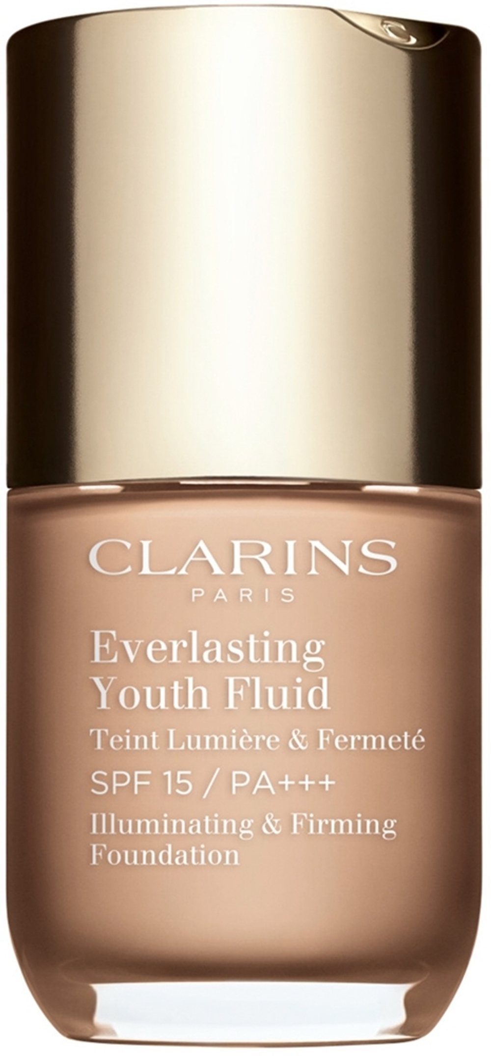 Clarins Everlasting Youth Fluid Foundation - Осветляющий тональный крем SPF 15, 30 ml