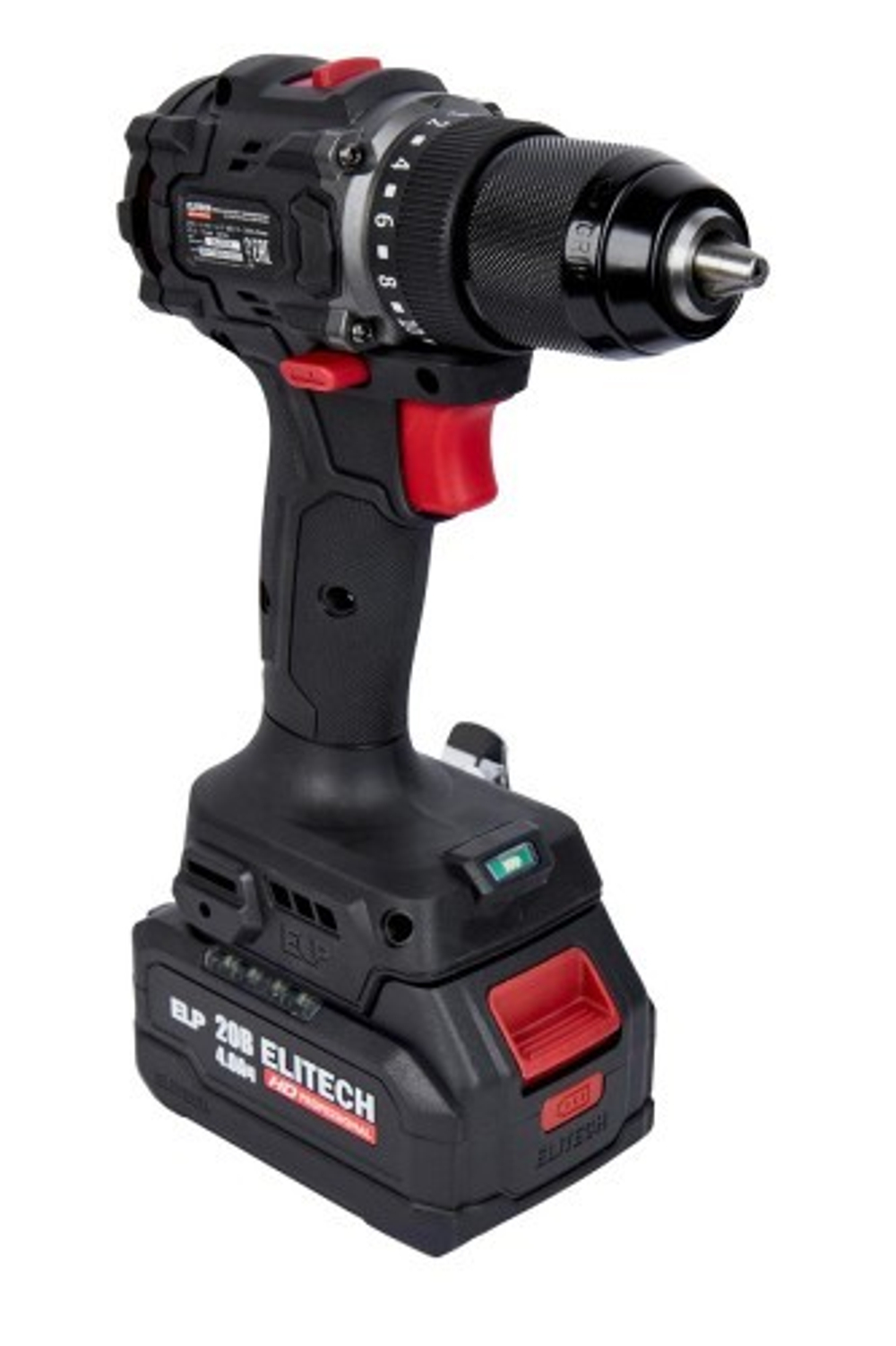 Дрель-шуруповерт аккумуляторная ELITECH CD 20SL2 (E2201.040.02) HD 205718