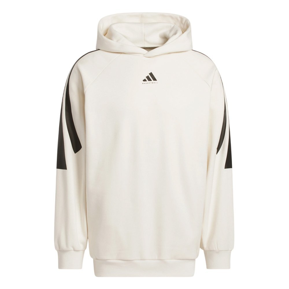 Баскетбольная толстовка adidas Basketball 3-Stripes Fleece Sweatshirt White