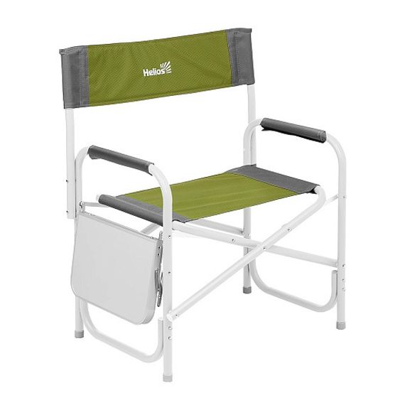 Кресло директорское Helios с отк.стол. MAXI серый/зеленый Т-HS-DC-95200T-M-GG (пр-во ГК Тонар)