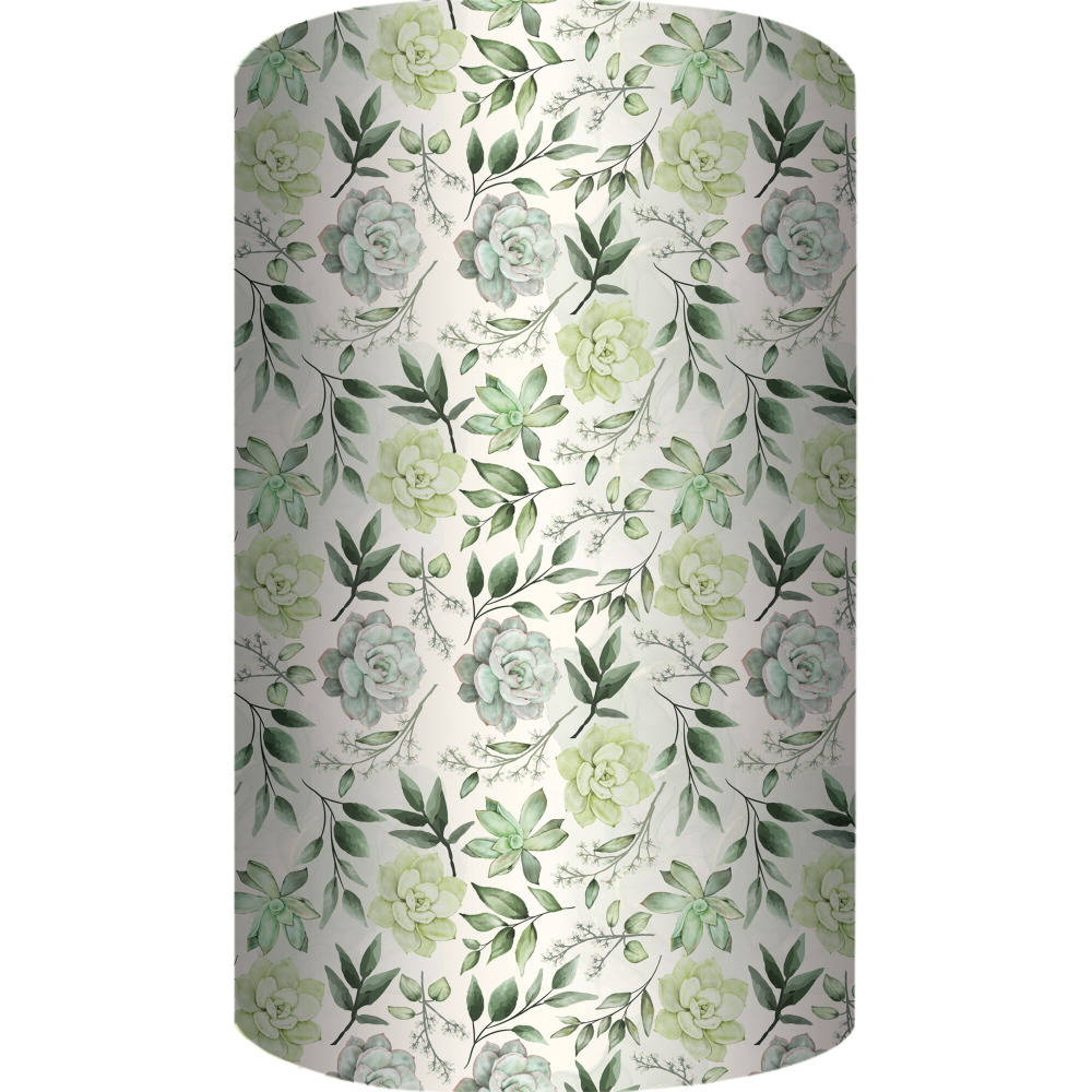 Бумага упаковочная 70*100см "Суккуленты"