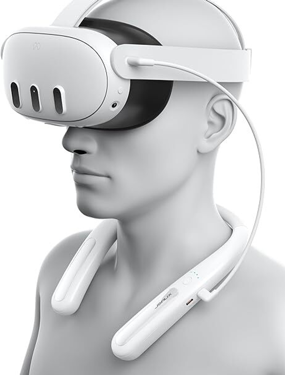 Аккумуляторная батарея JSAUX PB2004A для шлемов виртуальной реальности (Oculus Quest 2 и 3, Pico 4 и др.) черный