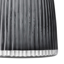 Ваза pleat, 26 см, серая