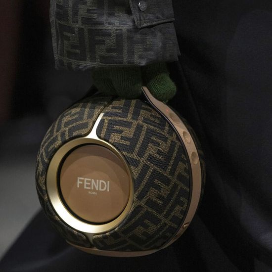 Портативная колонка Fendi | Devialet Mania, Tobacco Brown