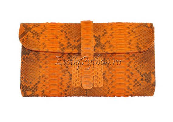 Клатч из кожи питона CL-69