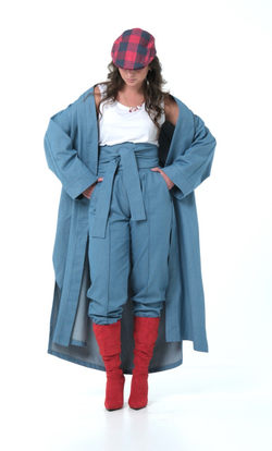 Брюки со стрелкой / джинсовые