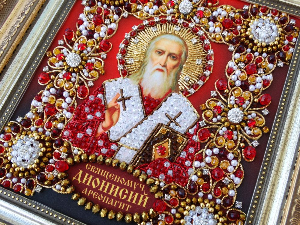 Принт-Ии51 Ткань с нанесенной авторской схемой Святой Дионисий