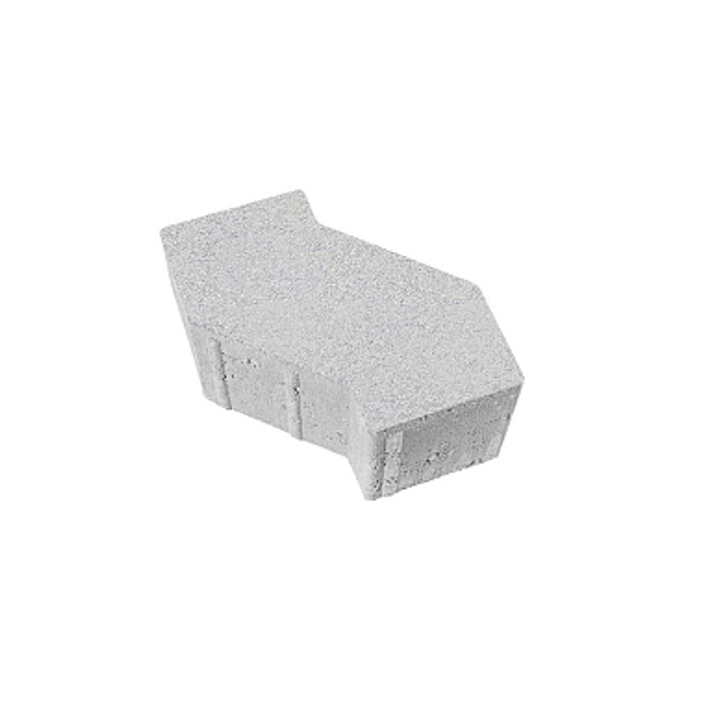 Тротуарная плитка S-ФОРМА В.3.Ф.10, 172х94х100мм Стандарт Белый